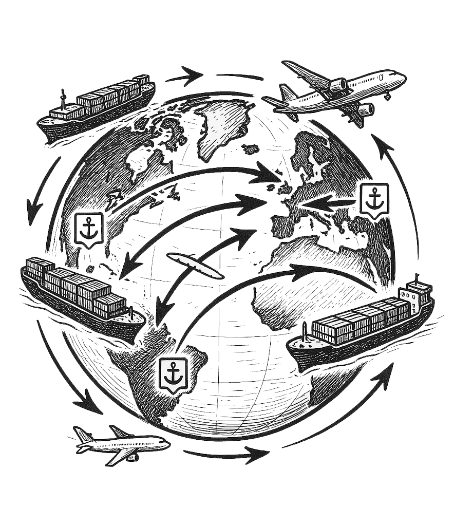 world as a globe
